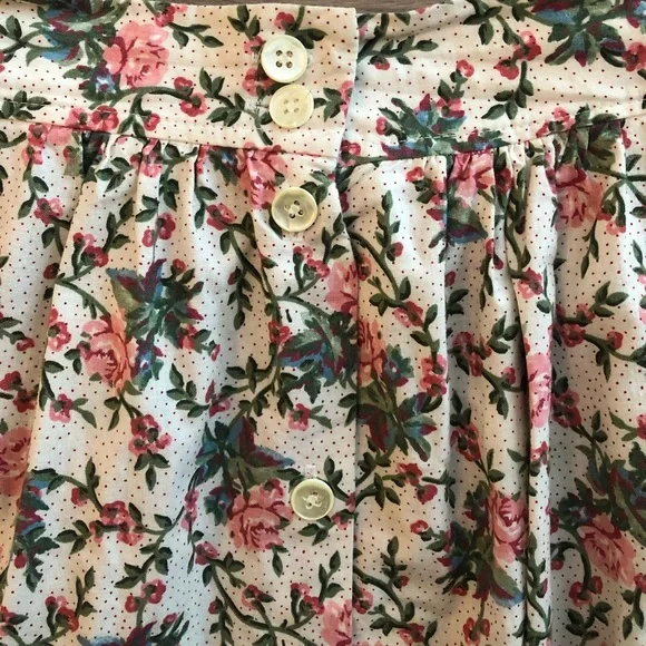 VINTAGE Intentions By Hartwell Floral Skirt Sz L - Picture 2 of 5